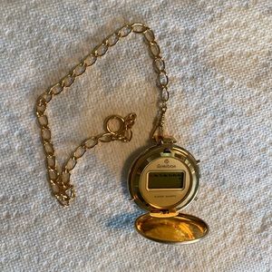 Armstrong quartz alarm pocket watch